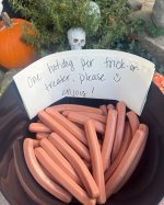 One hot dog per trick or treater halloween.jpg